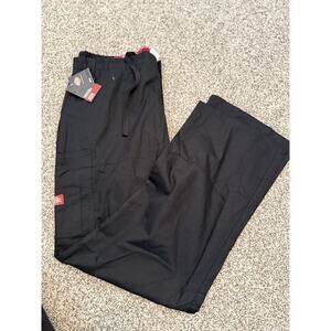 Dickies NWT Every Day Scrubs EDS Signature Black Pants Drawstring Men’s XL